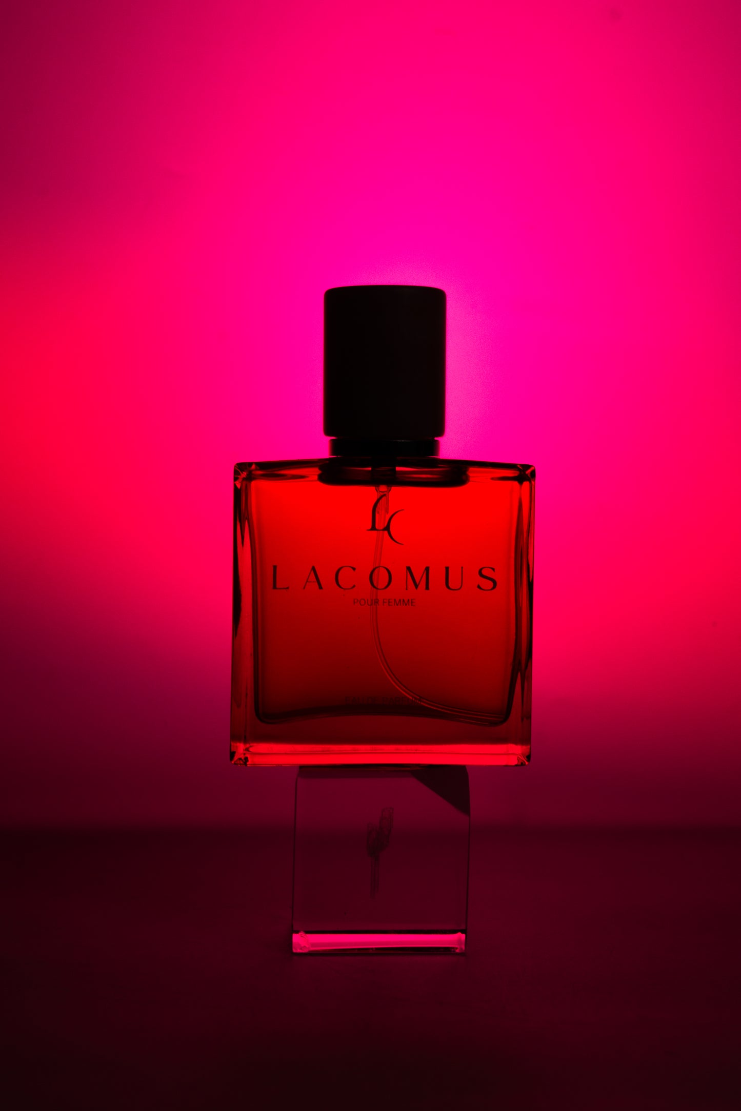 Lacomus artisan perfume captured in professional outdoor lifestyle photo session