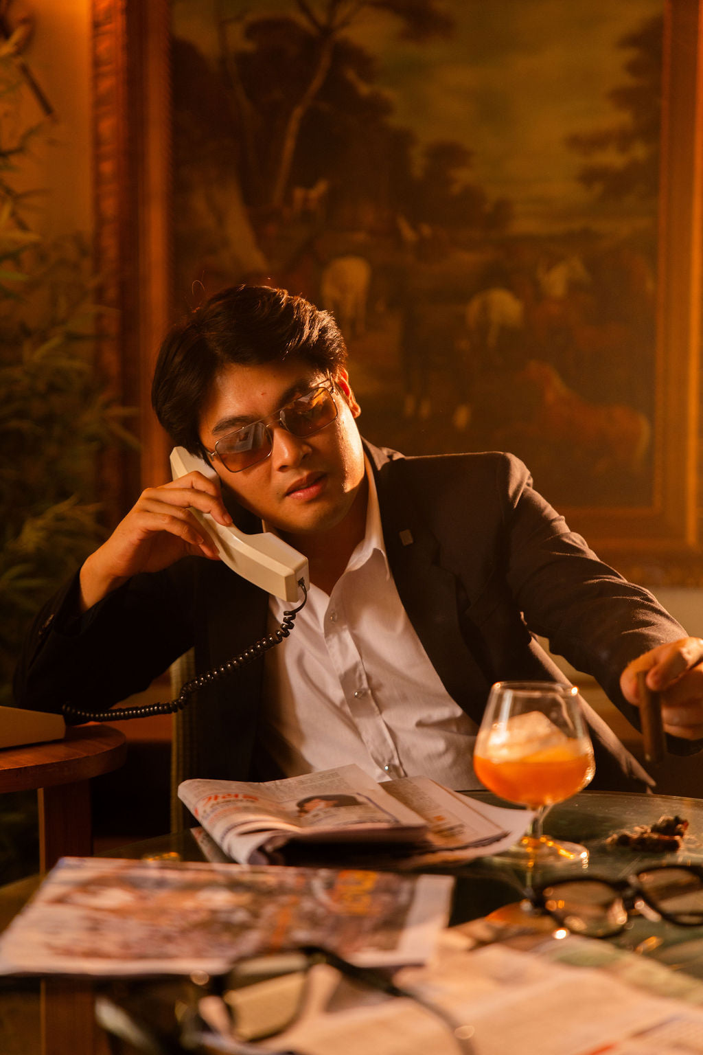 Lacomus fragrance brand lifestyle photography portrait session variant
